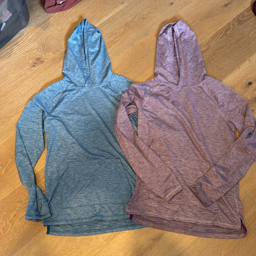 All in motion hooded tops. Size large 12/14
